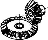 齒輪基本術語錐齒輪、準雙曲面齒輪及其齒輪副