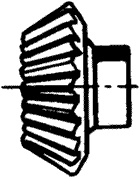 齒輪基本術語錐齒輪、準雙曲面齒輪及其齒輪副