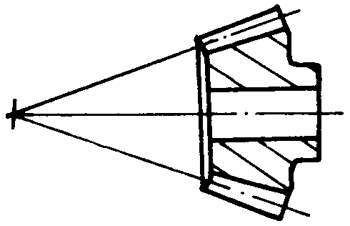 錐齒輪和準雙曲面齒輪術語點、曲線和曲面