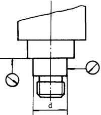 裝刀部位徑向圓跳動