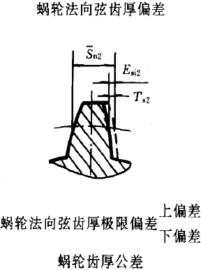 平面二次包絡環面蝸杆傳動精度蝸杆、蝸輪誤差的定義及代号