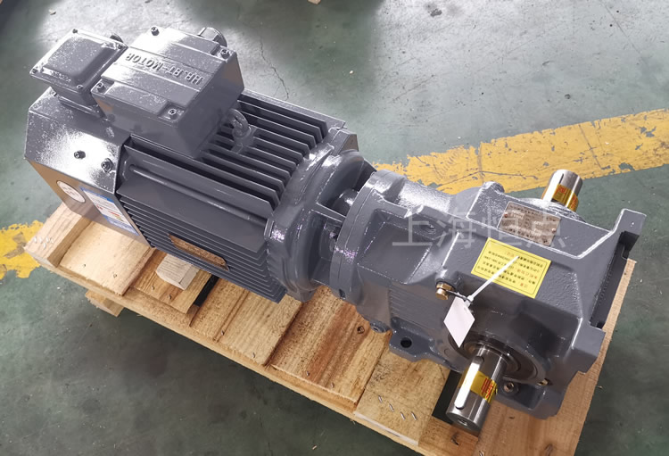 K57減速機 配變頻電機 輸出雙軸A+B 實物圖